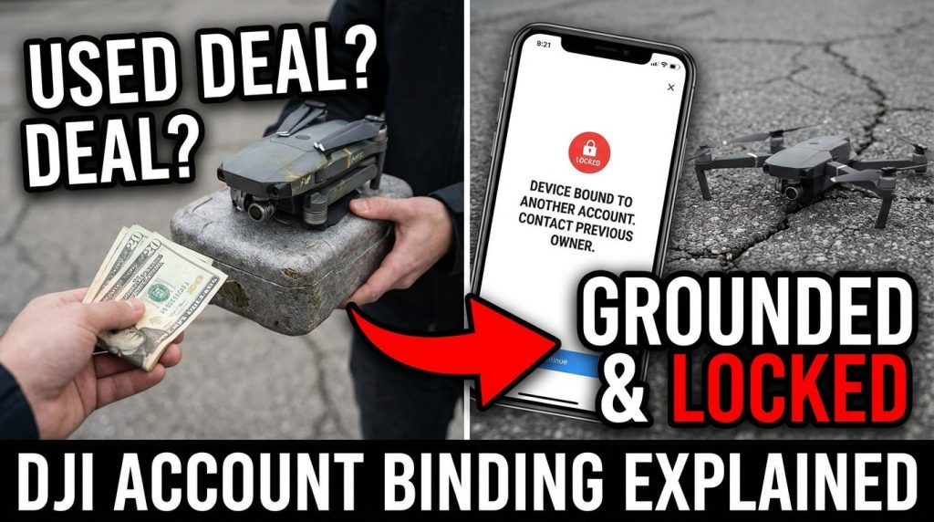 DJI Account Binding Explained: How Buying a Used DJI Drone Can Leave You Grounded